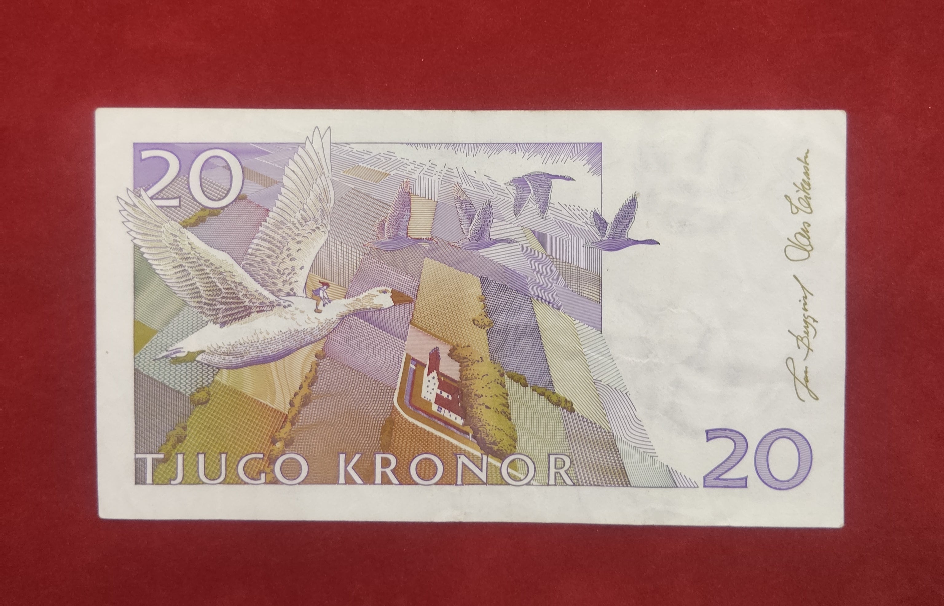 NATIONAL BANK OF SWEDEN 20 KRONOR (D834)