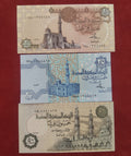 CENTRAL BANK OF EGYPT 1 POUND, 25 , 50 PIASTRES (C451)