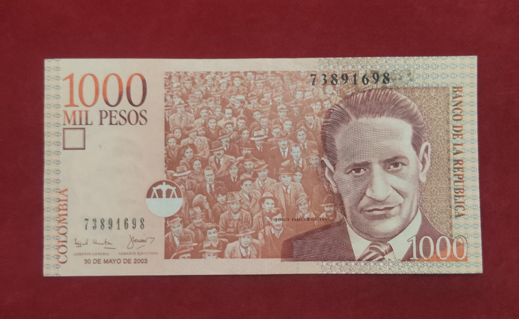 BANK OF COLOMBIA 1000 PESOS (Y222)