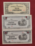 GOVERNMENT BANK OF JAPANESE 10 ,50 CENTAVOS (C115)