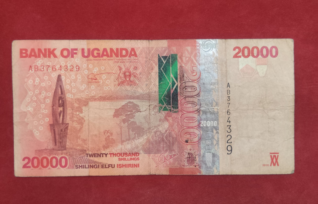 BANK OF UGANDA 20000 SHILLINGS (D893)