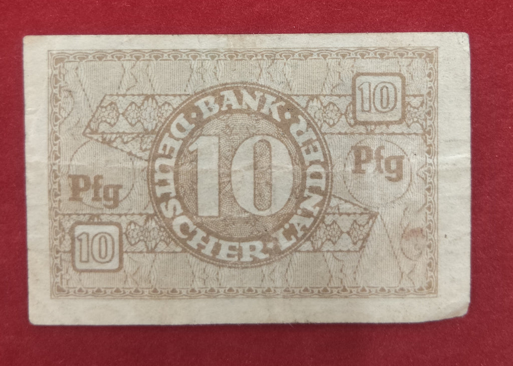 STATE BANK OF GERMANY 10 PFENNIGS (D848)