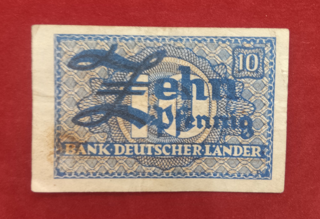 STATE BANK OF GERMANY 10 PFENNIGS (D848)