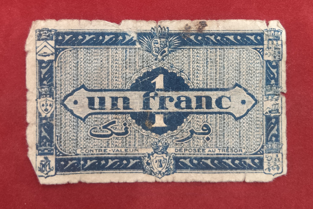 BANK OF ALGERIA 1 FRANC (D848)