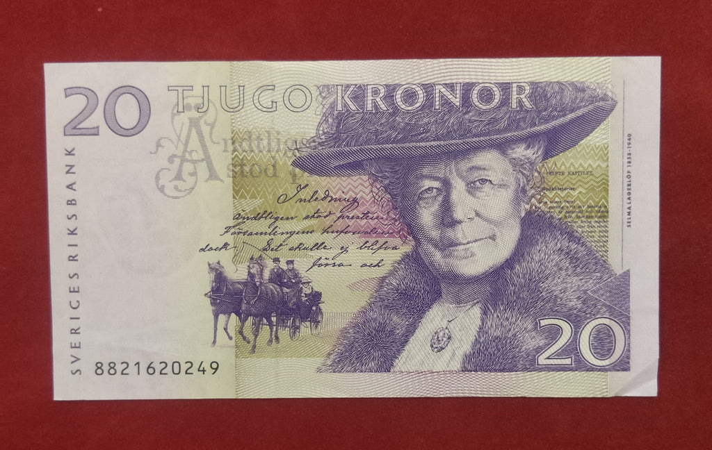 BANK OF SWEDEN 20 KRONOR (D827)
