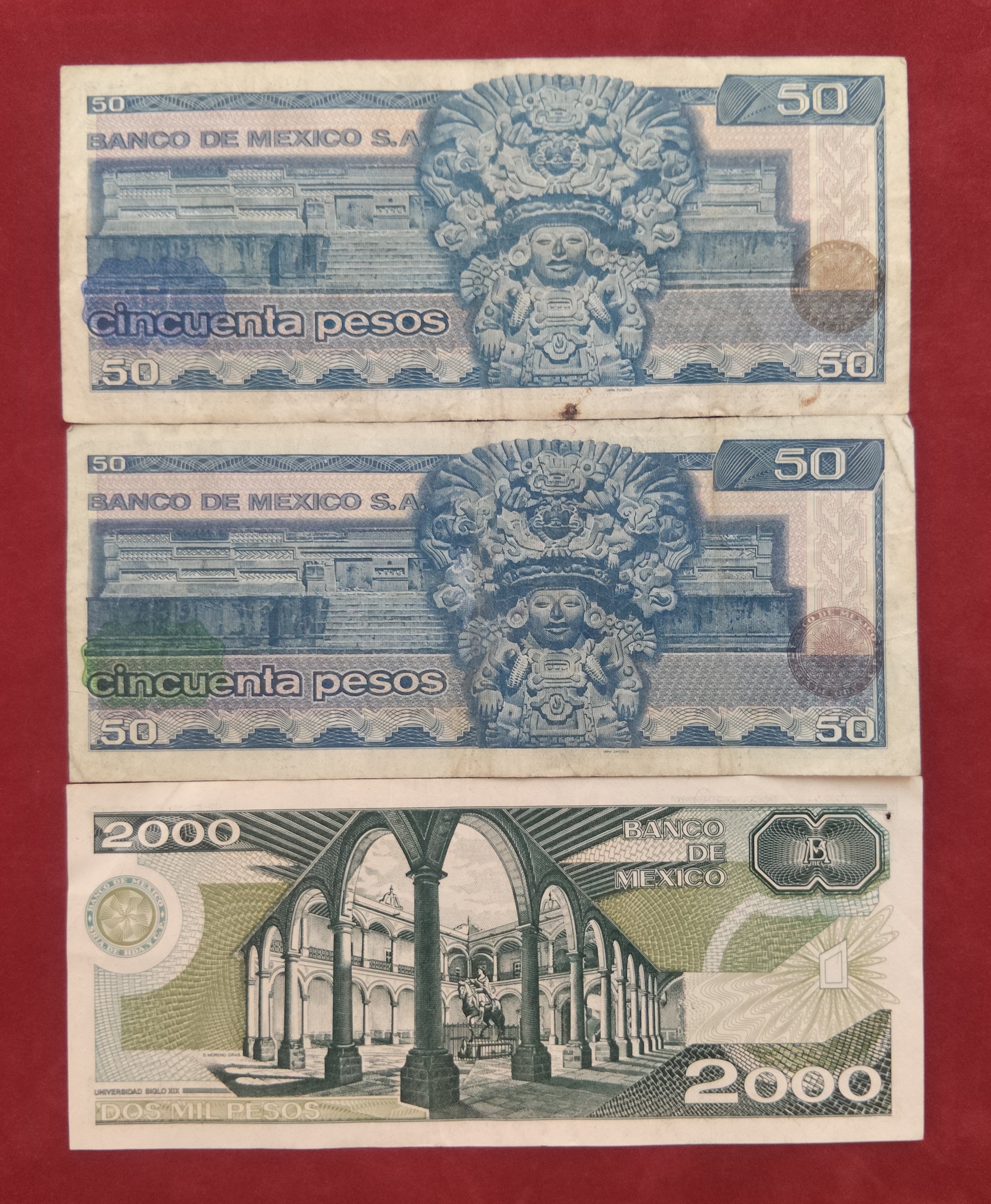 BANK OF MEXICO 50 ,2000 PESOS (C295)