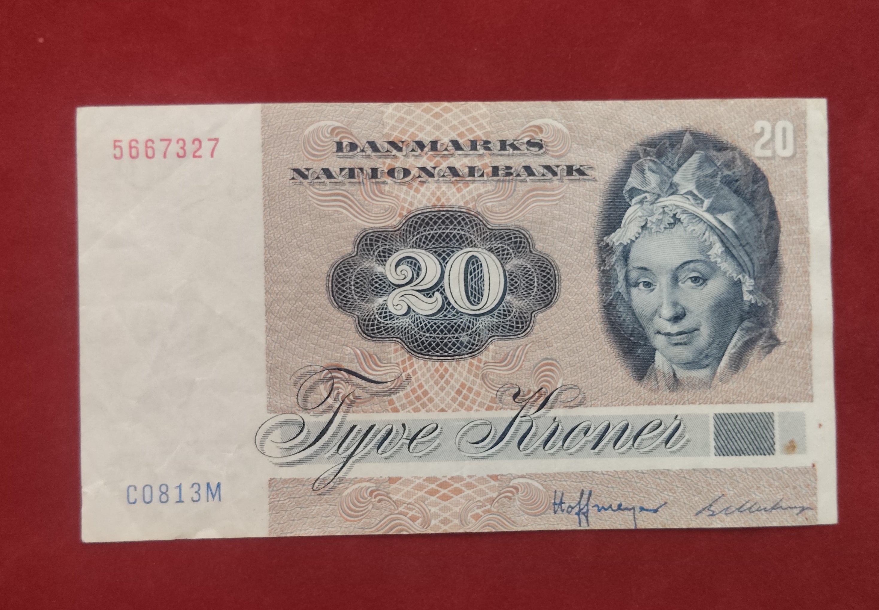 NATIONAL BANK OF DANMARKS 20 KRONER (276)