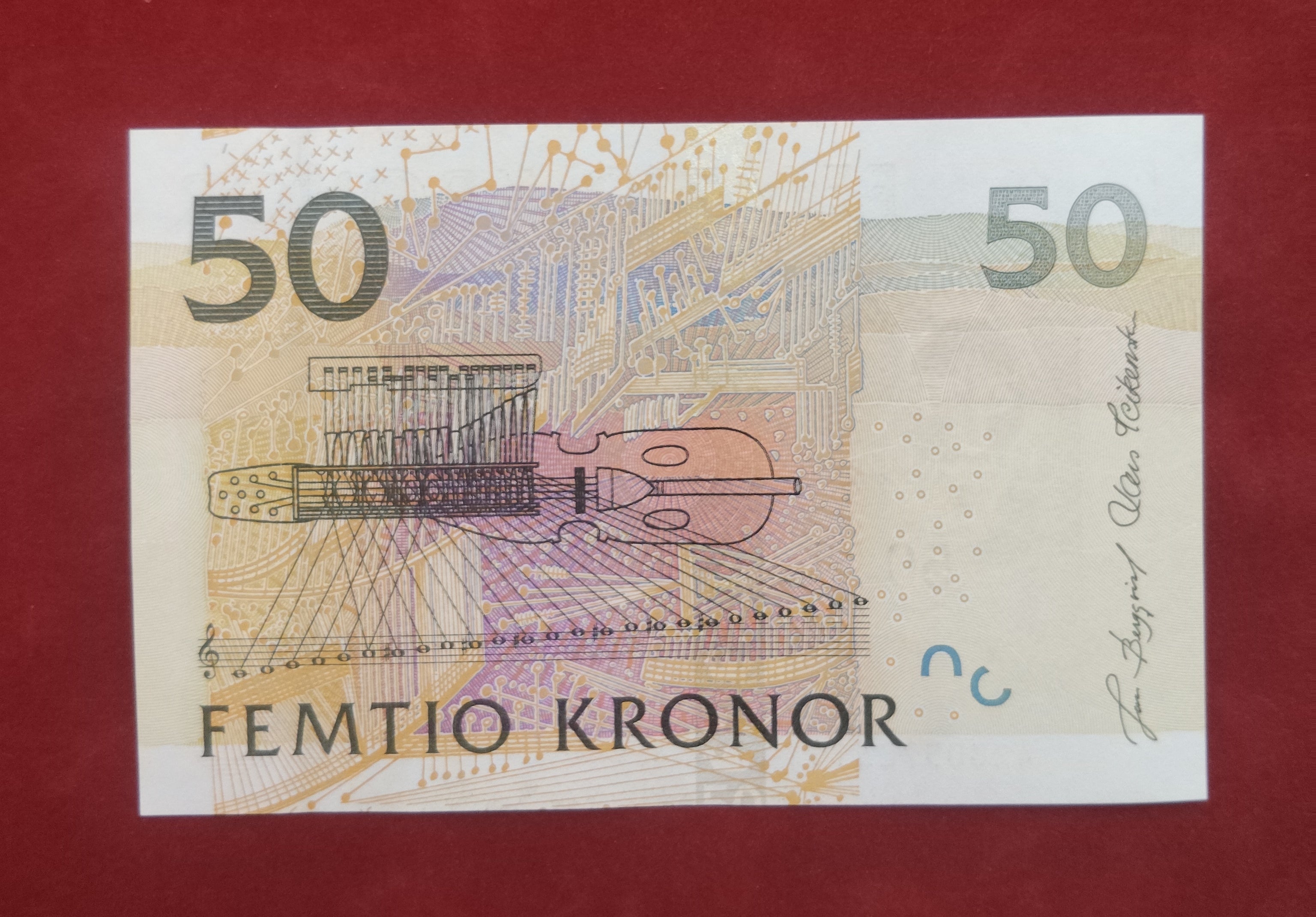 BANK OF SWEDEN 50 KRONOR (D840)