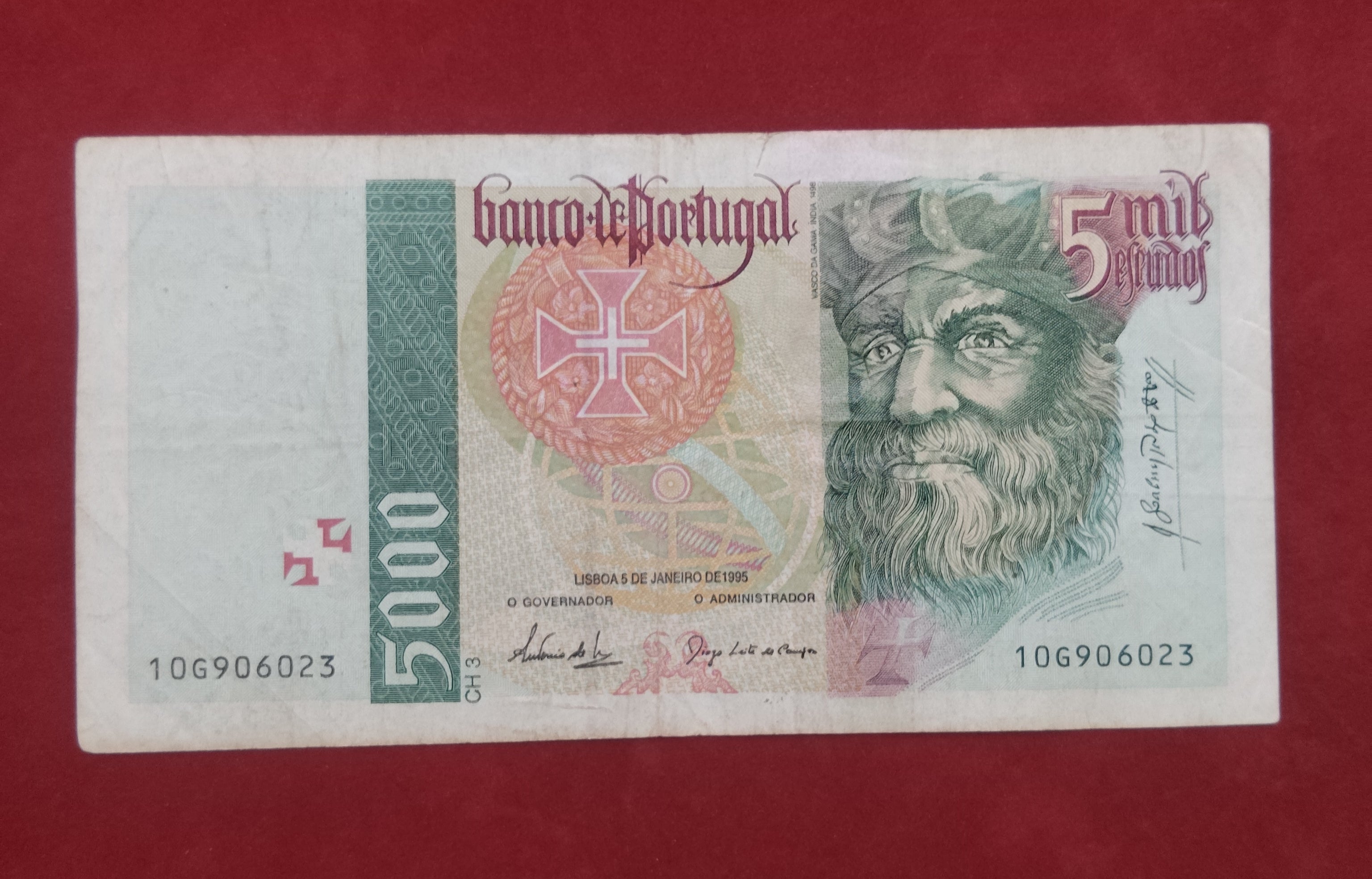 BANK OF PORTUGAL 5000 ESCUDOS (264)
