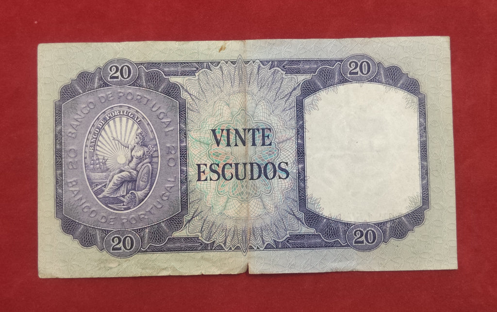 BANK OF PORTUGAL 20 ESCUDOS (D862)