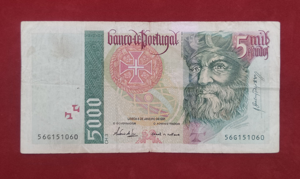 BANK OF PORTUGAL 5000 ESCUDOS (259)