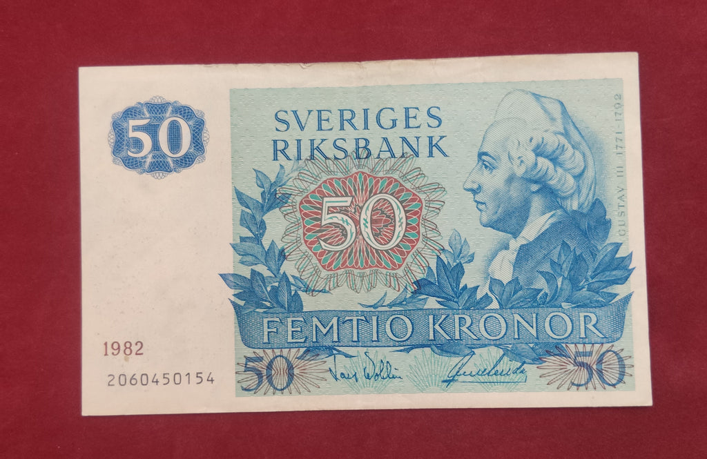 BANK OF SWEDEN 50 KRONOR (D838)