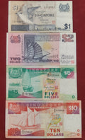 BANK OF SINGAPORE 1 ,2 ,5 ,10 DOLLARS (REF:178)