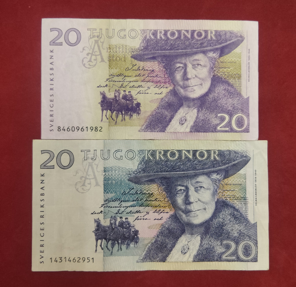 BANK OF SWEDEN 20 KRONOR (D830)
