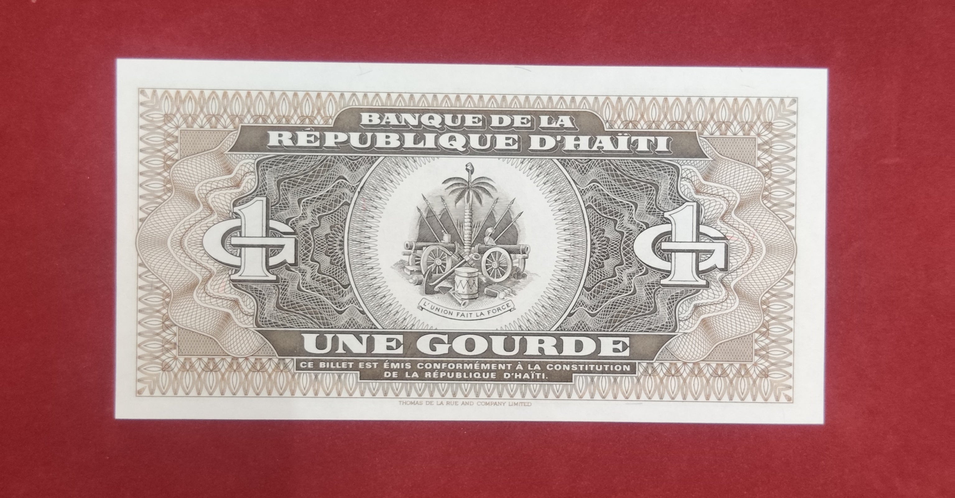 REPUBLIC BANK OF HAITI 1 GOURDE (278)
