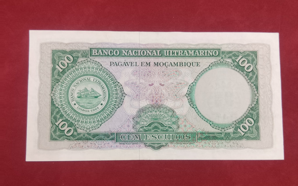 NATIONAL BANK OF MOCAMBIQUE 100 ESCUDOS (D732)