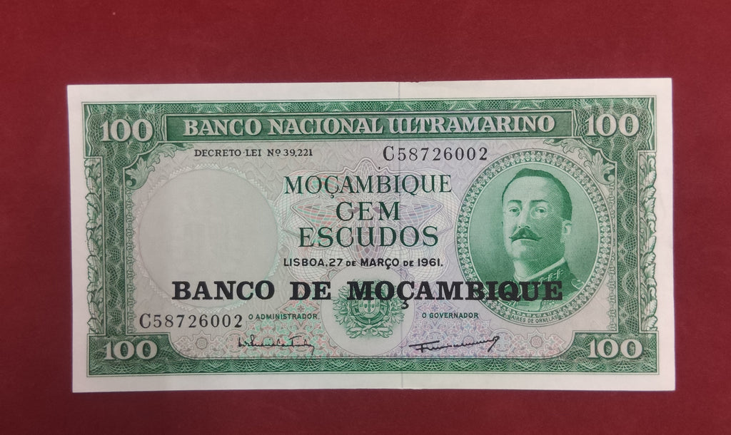 NATIONAL BANK OF MOCAMBIQUE 100 ESCUDOS (Y234)