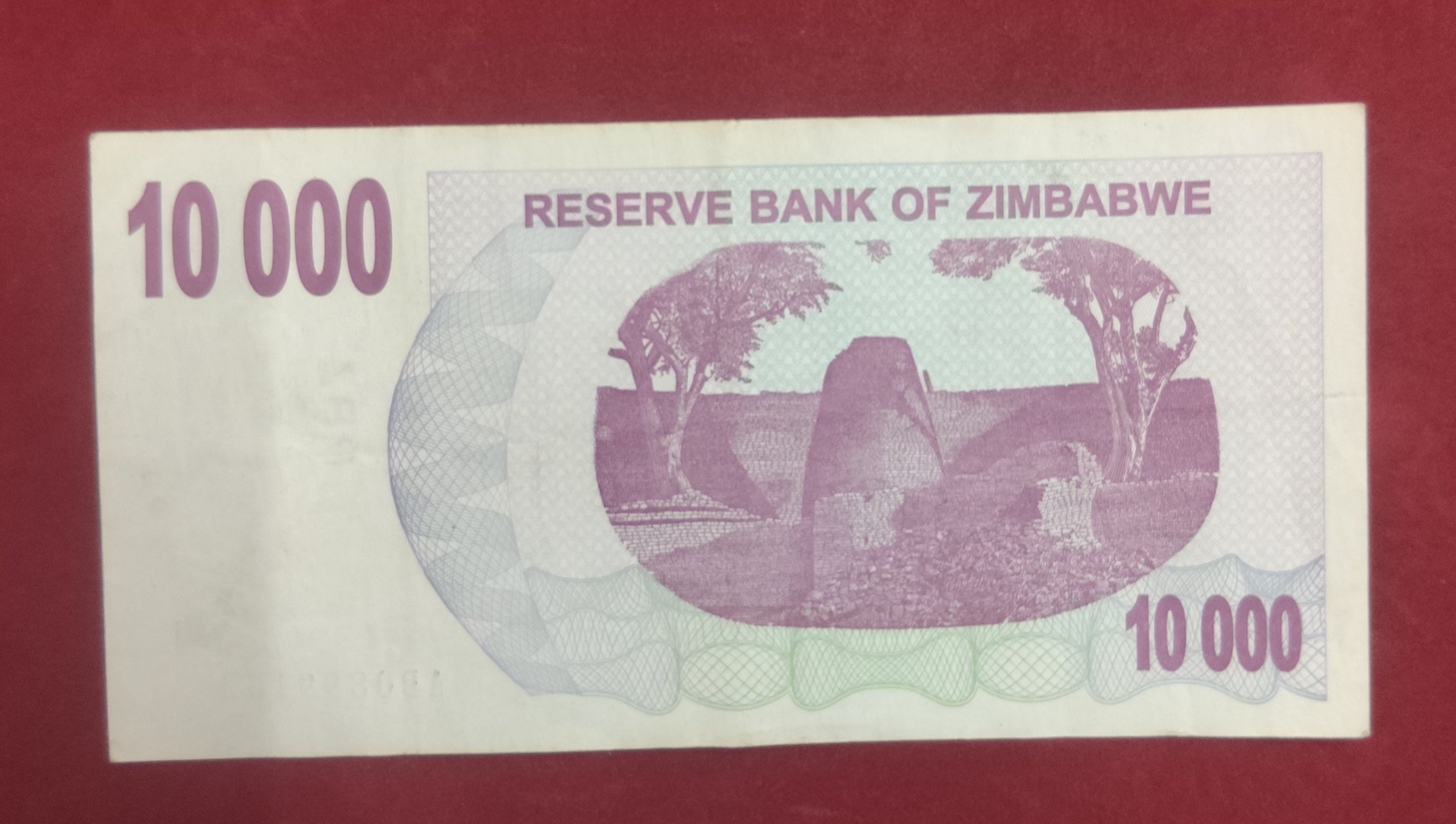 RESERVE BANK OF ZIMBABWE 10 000 DOLLARS (608)