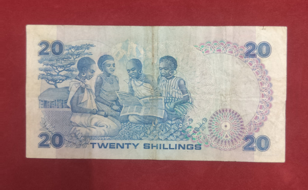 CENTRAL BANK OF KENYA 20 SHILLINGS (D598)