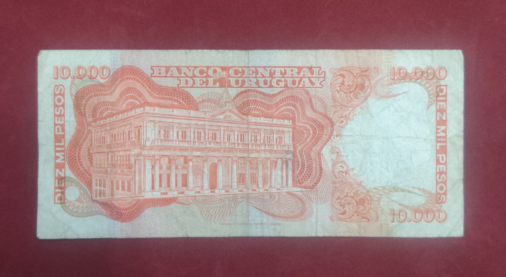 CENTRAL BANK OF URUGUAY 5 ,1000 ,10.000 PESOS (D496)