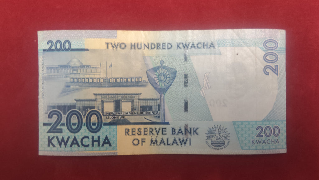 RESERVE BANK OF MALAWI 200 KWACHA (502)