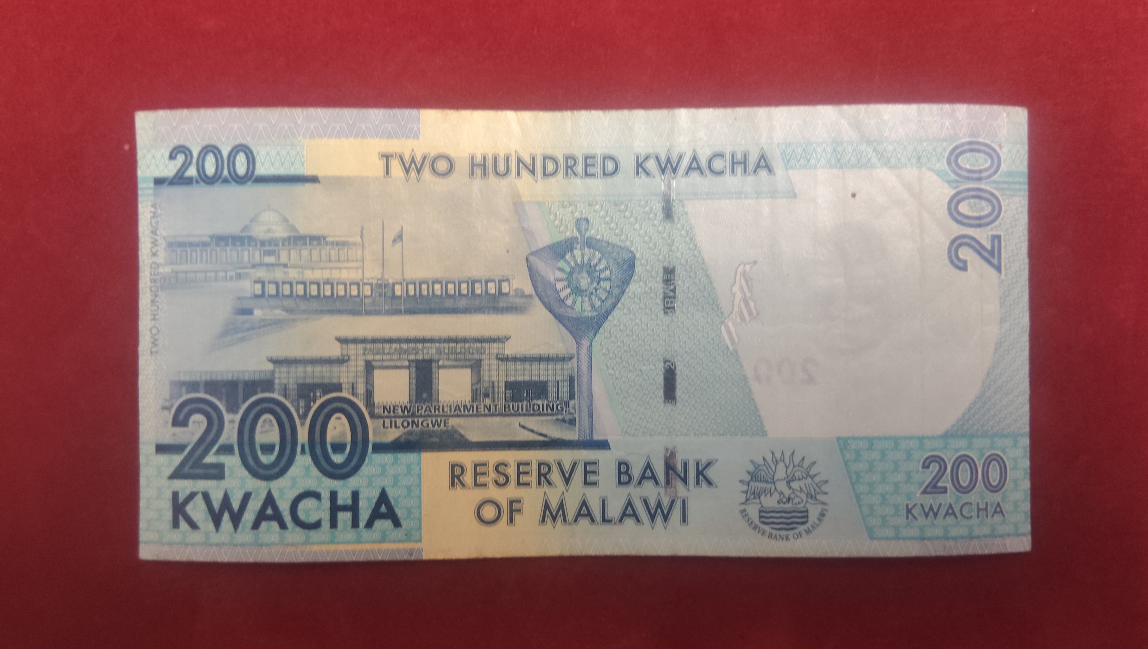 RESERVE BANK OF MALAWI 200 KWACHA (502)