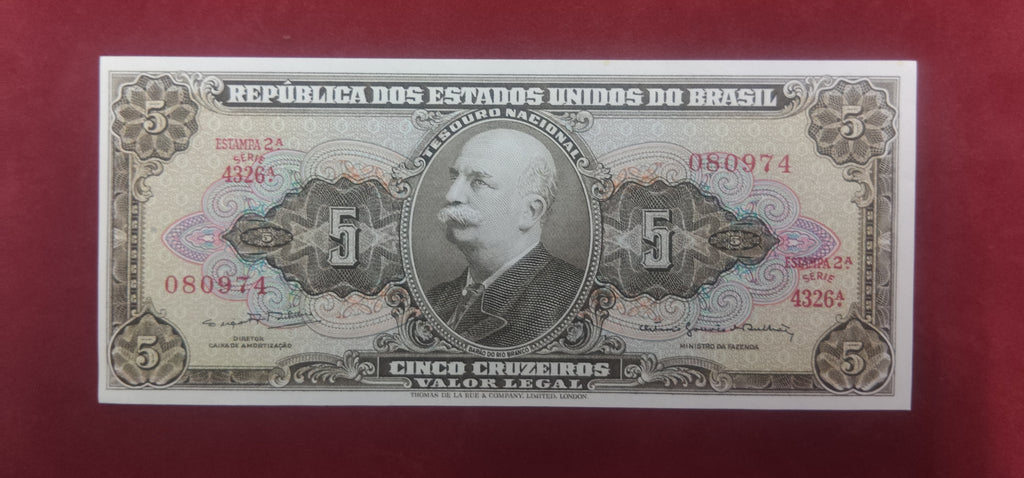BANK OF BRASIL 5 CRUZEIROS (634)