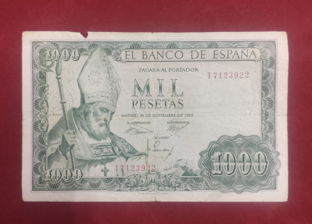 BANK OF SPAIN 1000 PESETAS (1000)