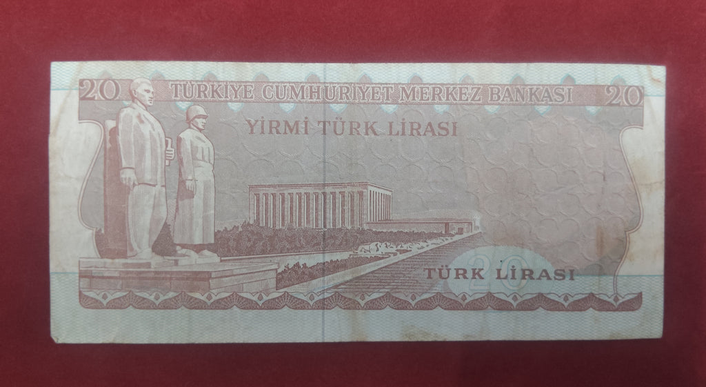 CENTRAL BANK OF TURKEY 20 LIRA (545)