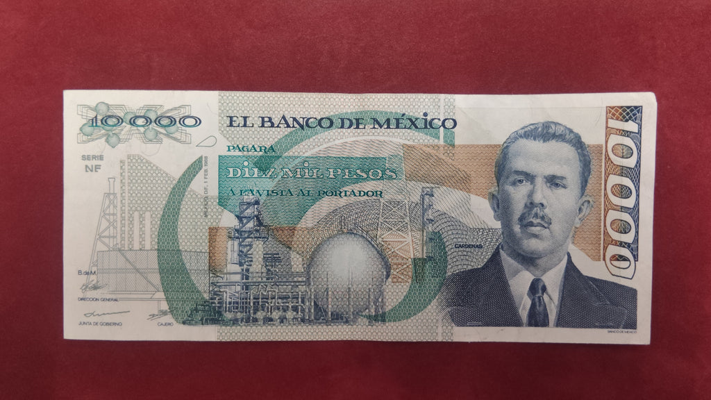 BANK OF MEXICO 10 000 PESOS (511)