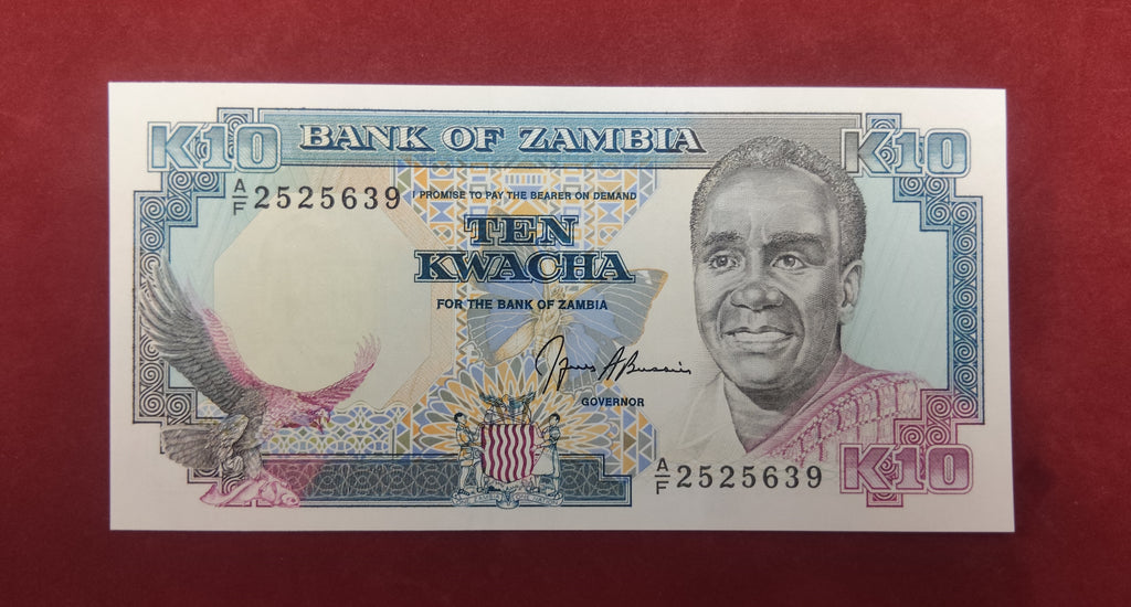 BANK OF ZAMBIA 10 KWACHA (C784)