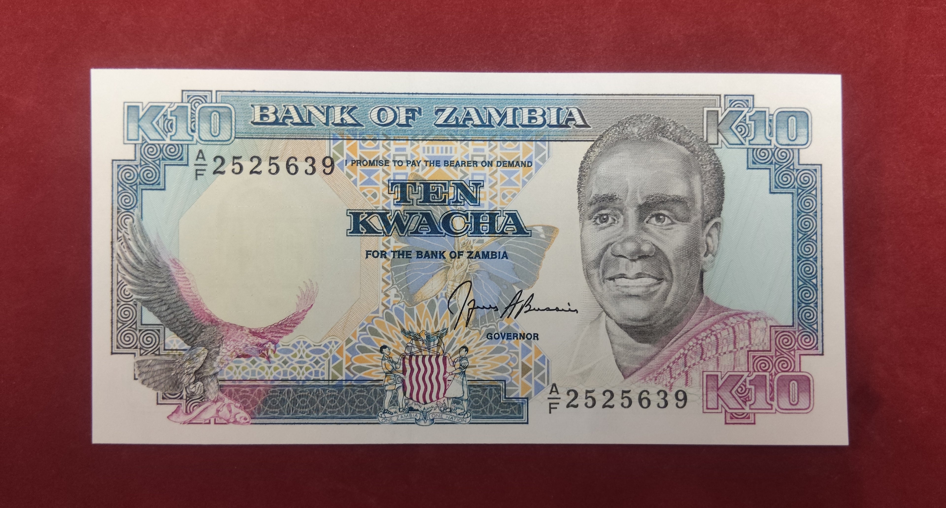 BANK OF ZAMBIA 10 KWACHA (C784)