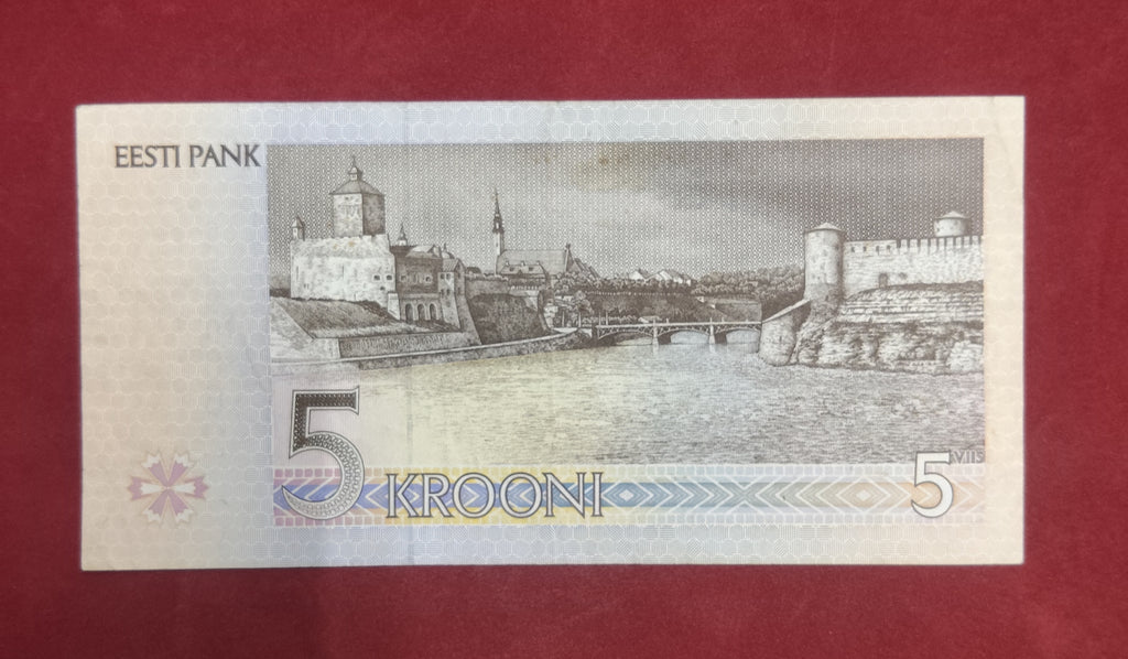 BANK OF ESTONIA 5 KROONI (718)