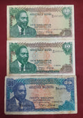 CENTRAL BANK OF KENYA 10 ,20 SHILLINGS (603)