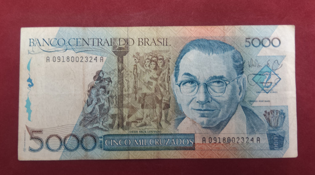 CENTRAL BANK OF BRASIL 5000 CRUZEIROS (784)
