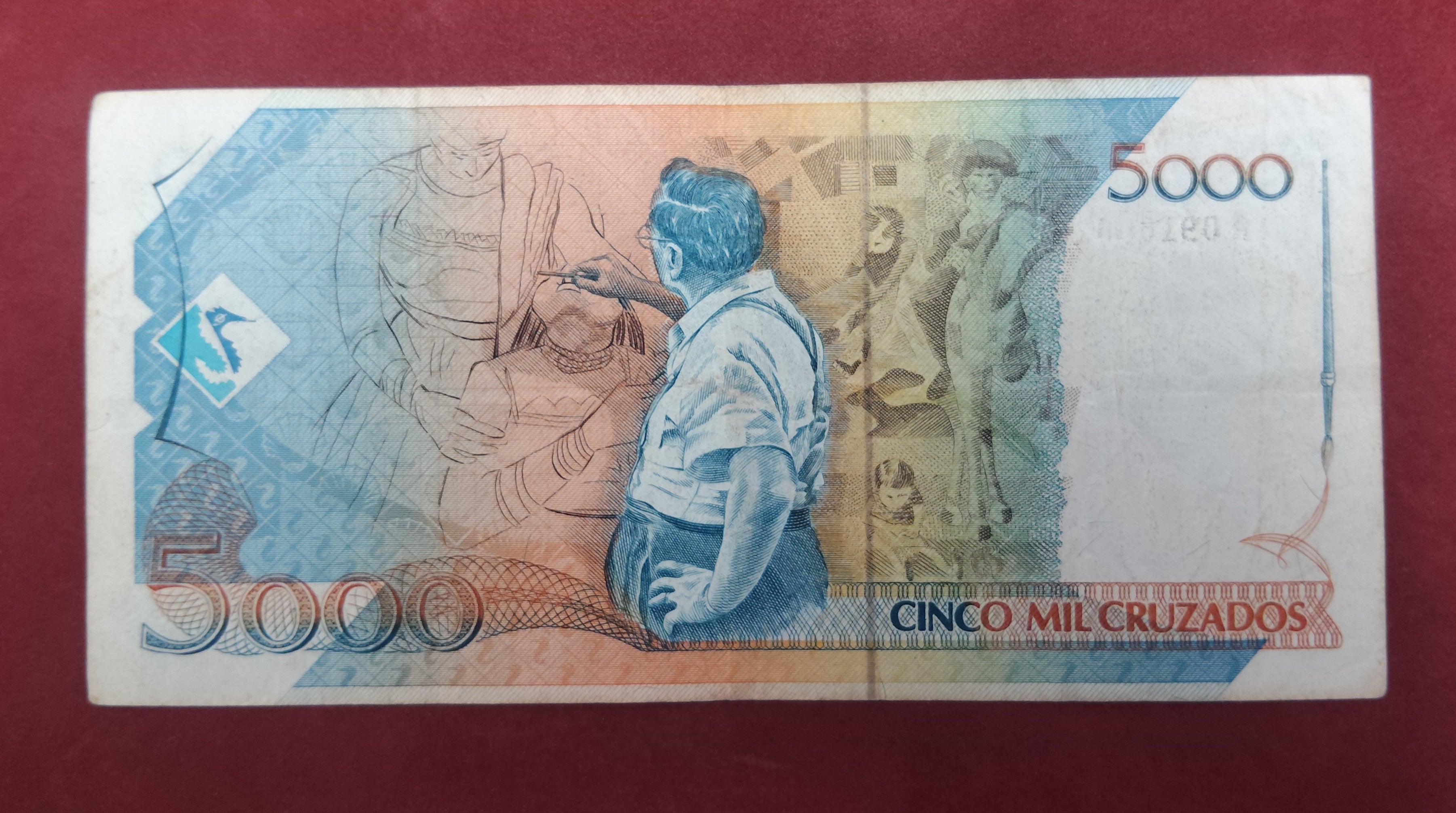 CENTRAL BANK OF BRASIL 5000 CRUZEIROS (784)