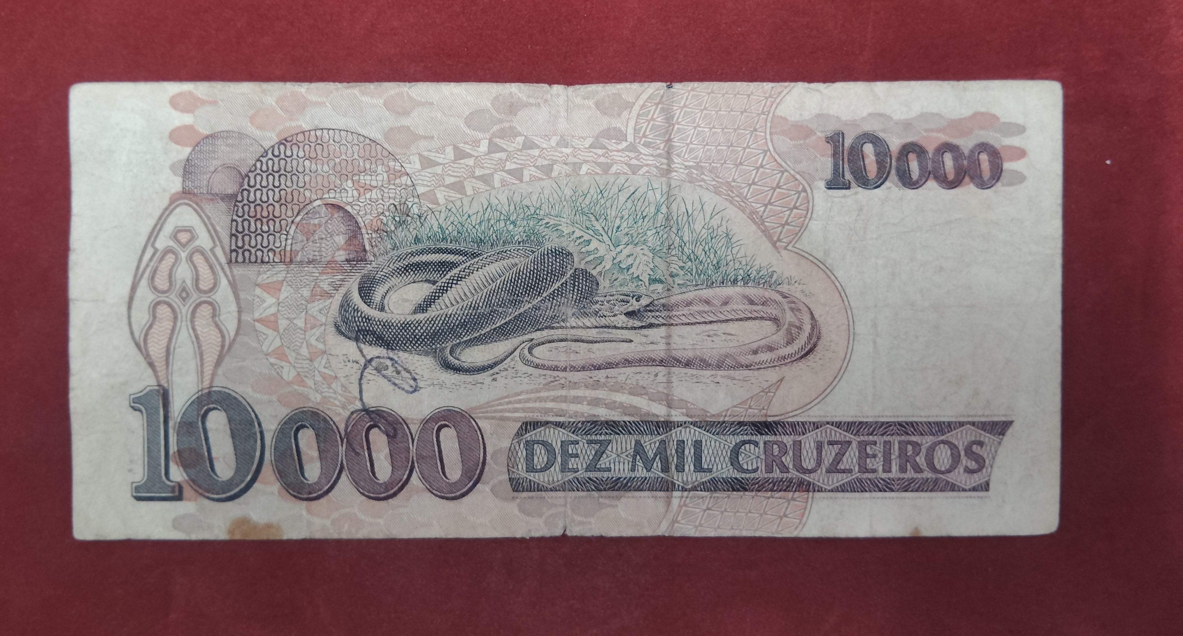 CENTRAL BANK OF BRASIL 10000 CRUZEIROS (783)