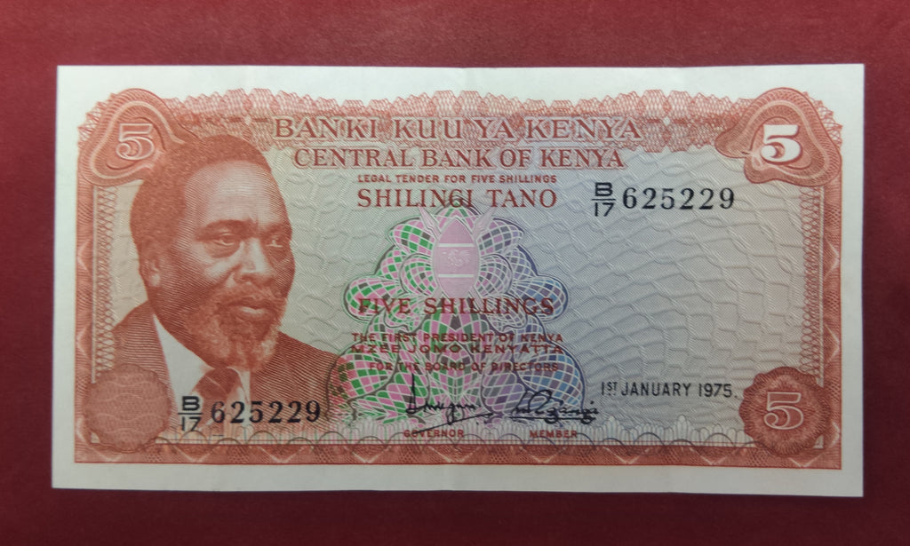 CENTRAL BANK OF KENYA 5 SHILLINGS (790)
