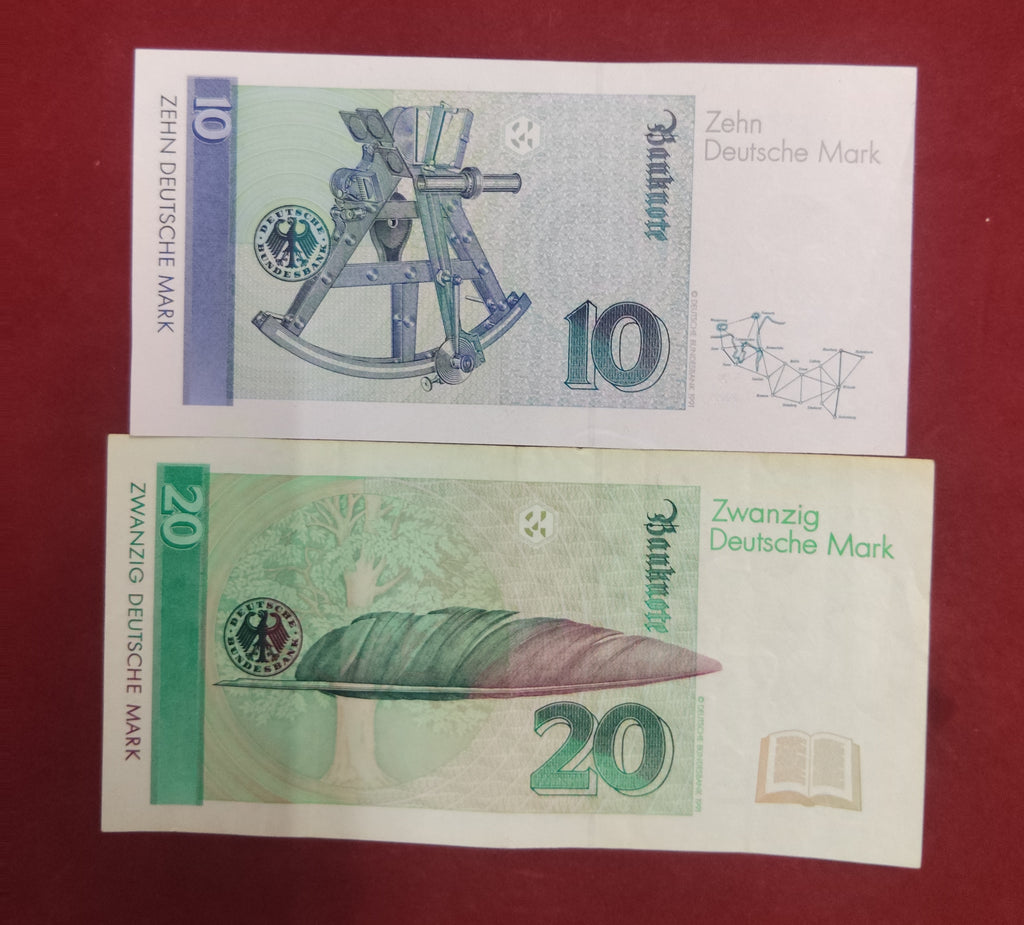 BANK OF DEUTSCHE BUNDES 10 , 20 DEUTSCHE MARK (779)
