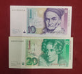 BANK OF DEUTSCHE BUNDES 10 , 20 DEUTSCHE MARK (779)