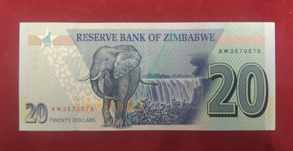 RESERVE BANK OF ZIMBABWE 20 DOLLARS (Y142)