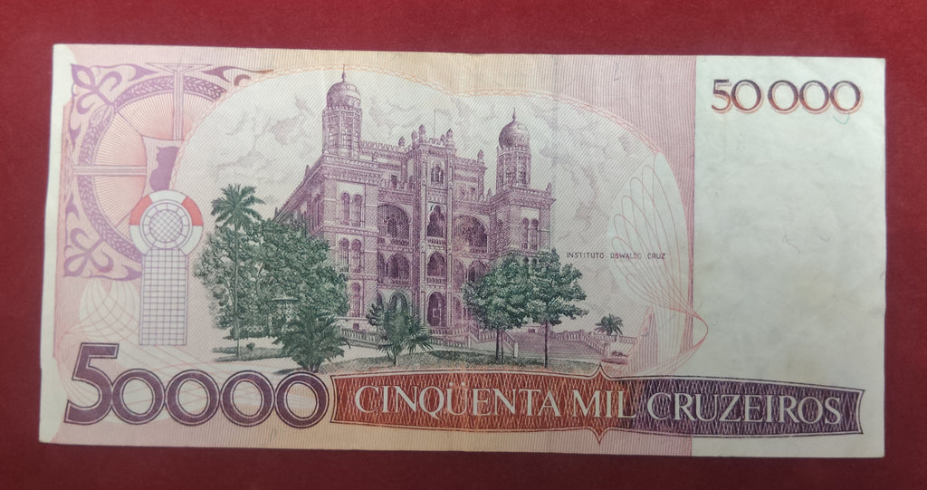 CENTRAL BANK OF BRASIL 50000 CRUZEIROS (776)