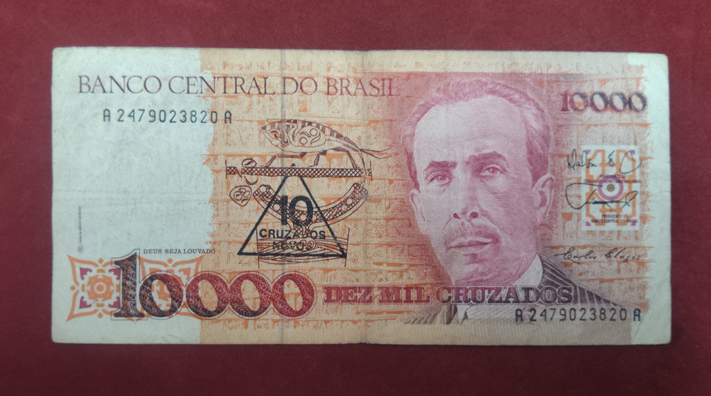 CENTRAL BANK OF BRASIL 10000 CRUZEIROS (787)