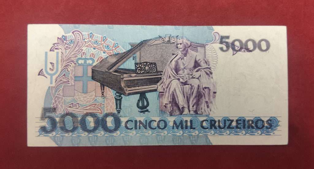 CENTRAL BANK OF BRASIL 5000 CRUZEIROS (781)