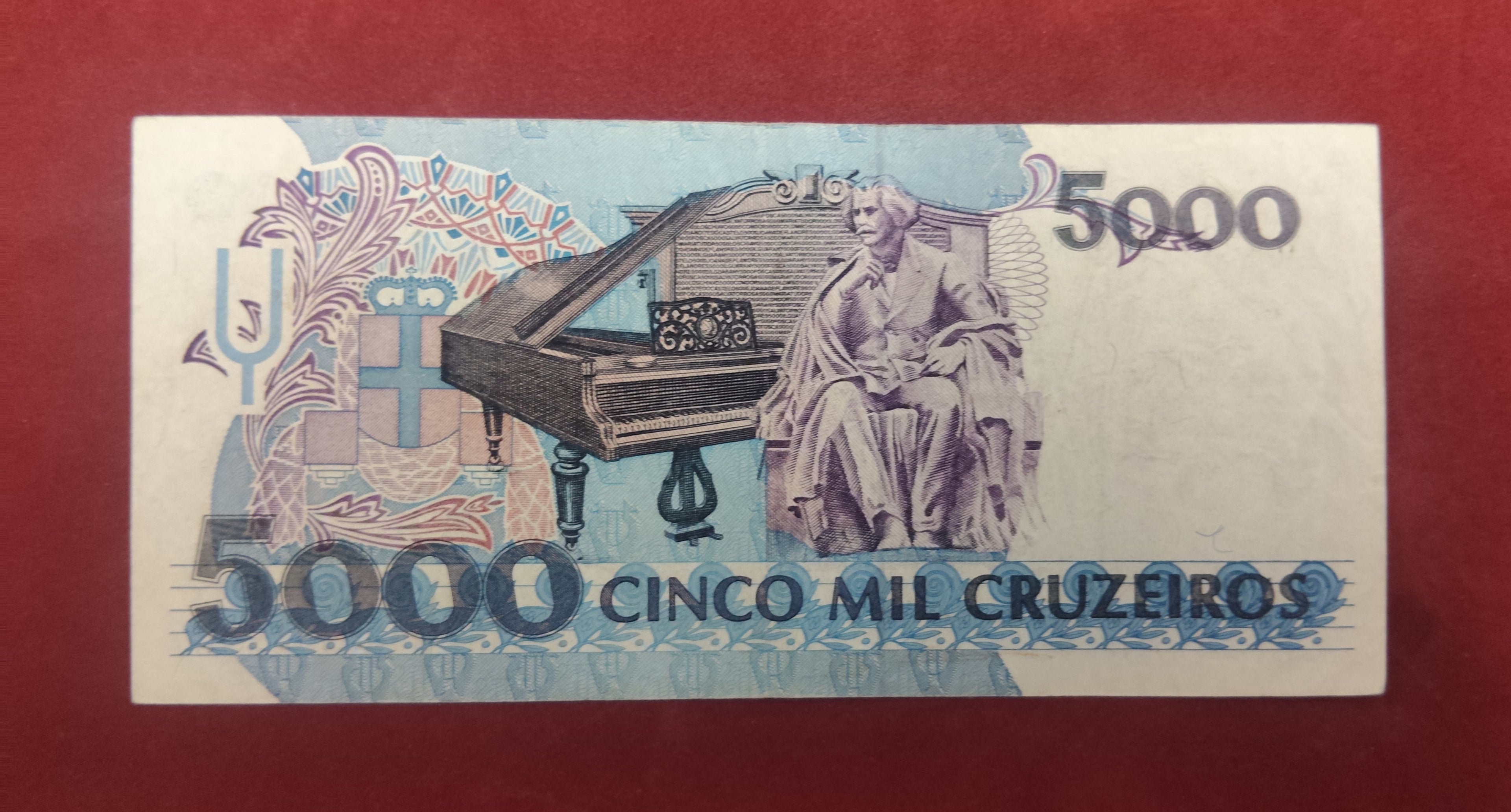 CENTRAL BANK OF BRASIL 5000 CRUZEIROS (781)