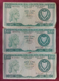 CENTRAL BANK OF CYPRUS 10 ,20 POUNDS