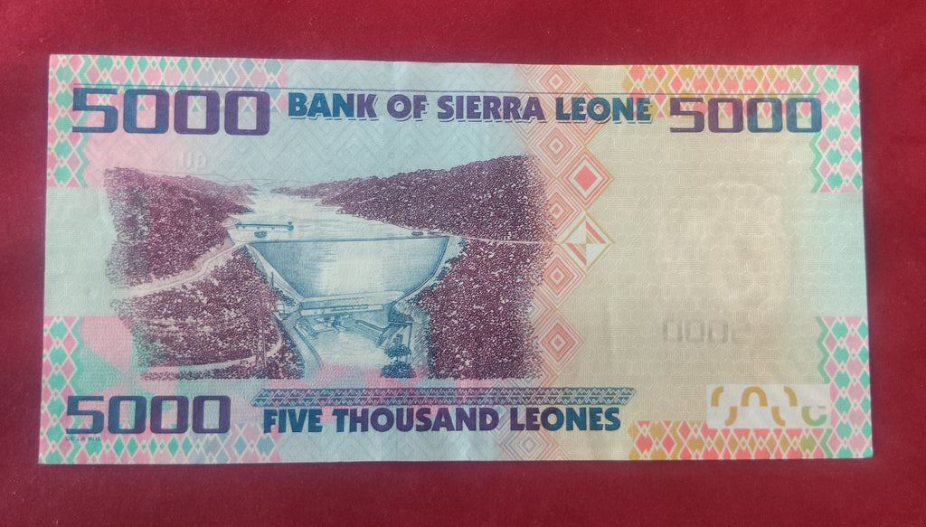 BANK OF SIERRA LEONE 5000 LEONES (C536)