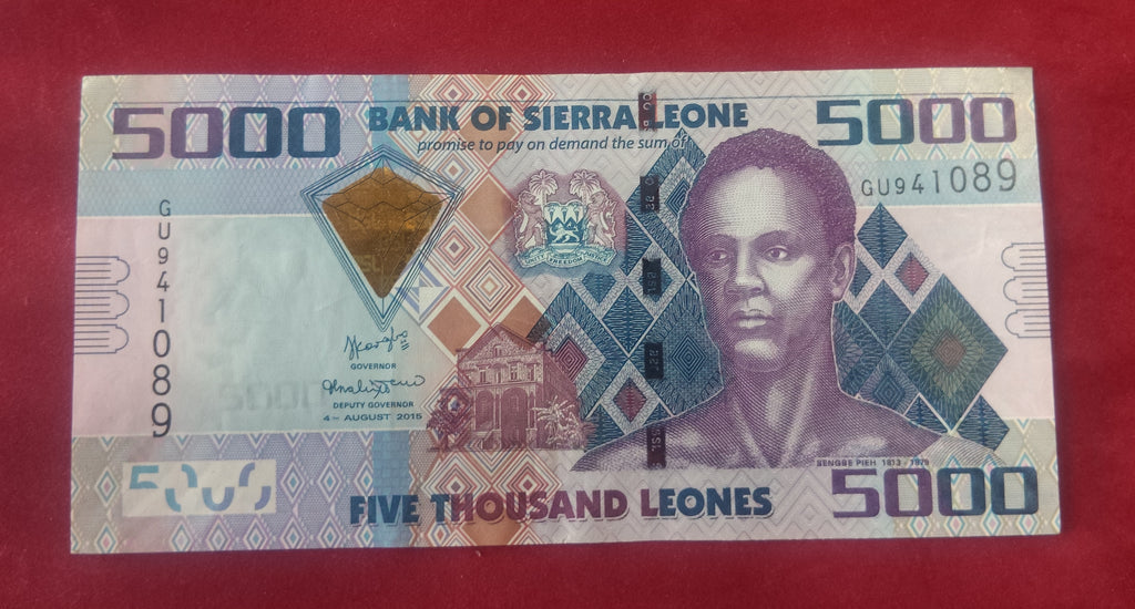 BANK OF SIERRA LEONE 5000 LEONES (C536)