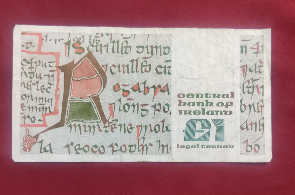 CENTRAL BANK OF IRELAND 1 POUNDS