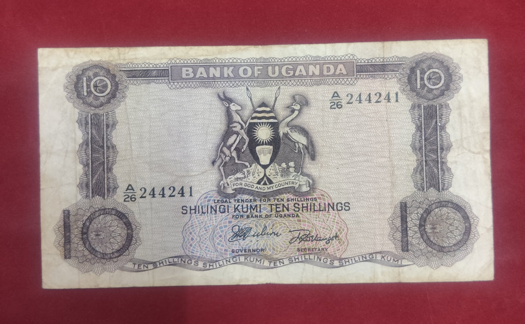 BANK OF UGANDA 10 SHILLINGS (921)